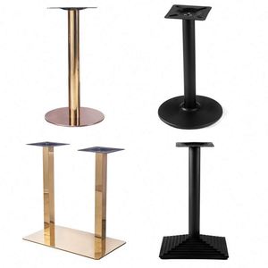 Base de Mesa Moderna de Hierro Fundido con Recubrimiento en Polvo Negro, 720 mm de Altura, para Cocina, Dormitorio, Restaurante, Uso en Exteriores - Product Image 4