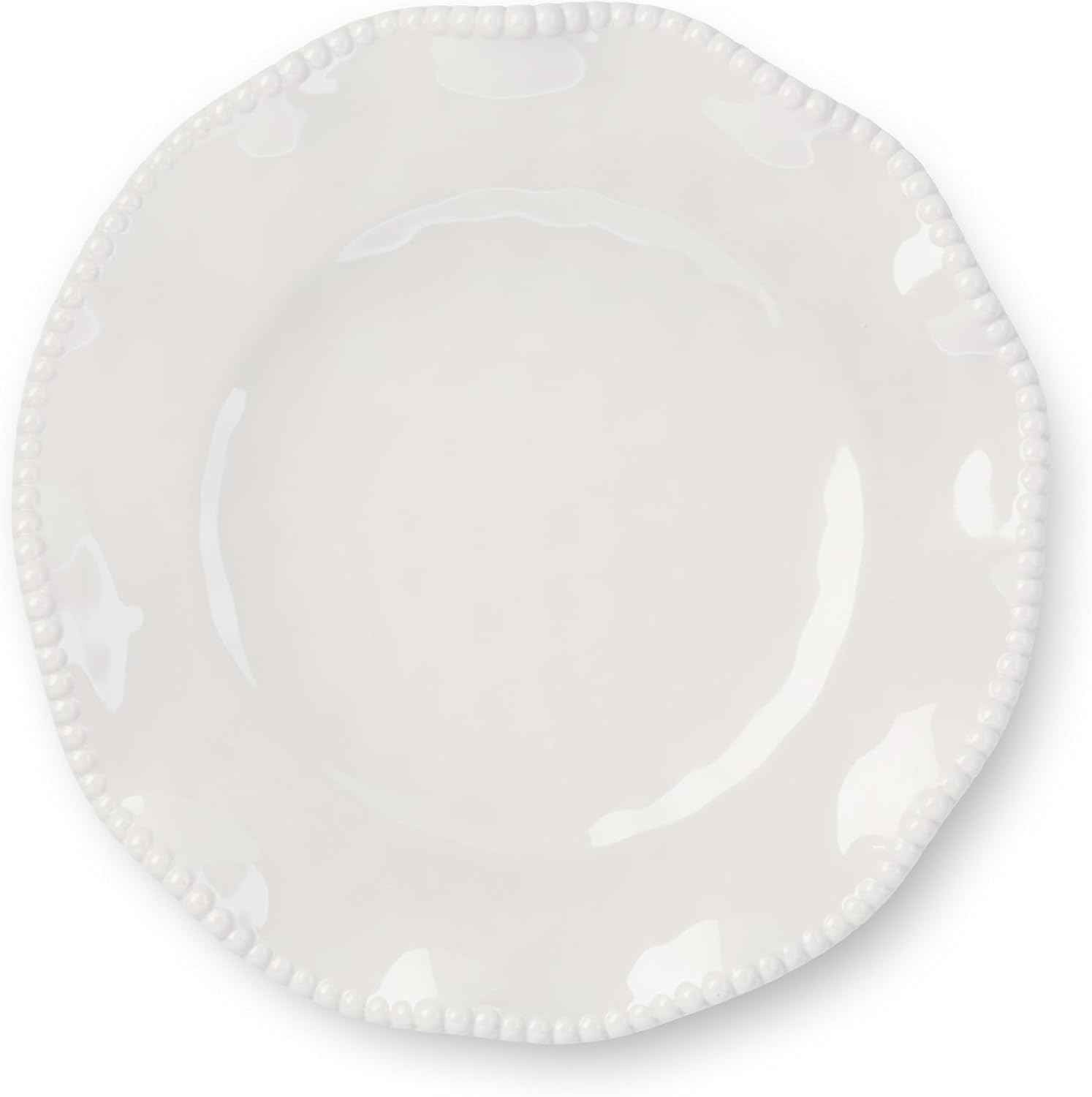 จานสลัด perlette สีขาว9"