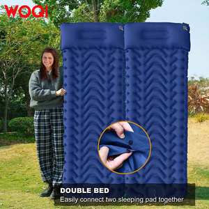 Matelas de couchage gonflable ultraléger WOQI pour le camping, pompe intégrée, idéal pour le camping, la randonnée, Airpad, sac de transport - Product Image 5
