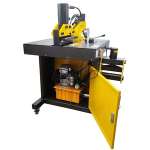 Máquina Procesadora de Barras Conductoras Todo en Uno, Cortadora, Punzonadora y Dobladora Hidráulica para Fabricación de Gabinetes de Transformadores de Alta y Baja Tensión - Product Image 4