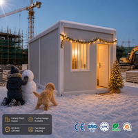 Maisons mobiles pliables à énergie solaire, construites sur conteneurs, extensibles, résistantes aux tremblements de terre, étanches, garantie 3 ans