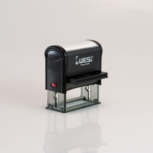 Tampon en caoutchouc auto-encreur 22*58mm Tampon <span class=keywords><strong>WES</strong></span> Plastique Utilisation de bureau Cachet Dateur - Product Image 4