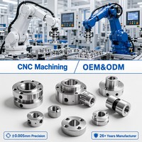 Pièces en aluminium usinées CNC sur mesure OEM ODM, usinage de haute précision 3/5 axes, service de fraisage et de tournage, bras robotique, usinage industriel