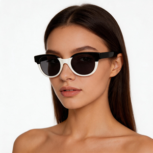 Nueva Llegada SA0258 Gafas de Sol Redondas Unisex de Acetato con Montura Completa, Protección UV400, para Adultos, OEM, Disponibles, Alta Calidad - Product Image 1