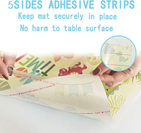 Napperon adhésif jetable pour bébé et enfants Napperons imperméables, tapis de table portables pour restaurant