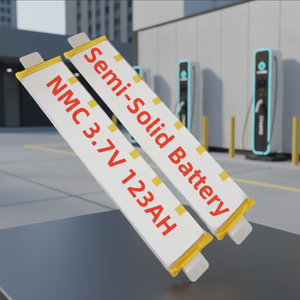 แบตเตอรี่ NMC 3.7V กึ่งโซลิดสเตต 55Ah 111.4Ah 123Ah แบตเตอรี่ลิเธียมไอออนแบบชาร์จได้ชนิด Pouch Cell - Product Image 1