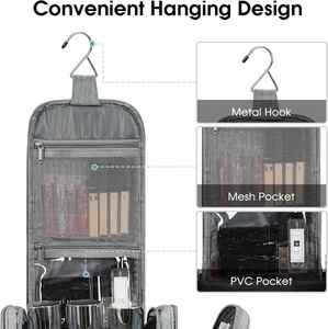 Hanging Toiletry Bag Men Travel Toiletries Bag Women Makeup Bag Cosmetic Bag - Product Image 4