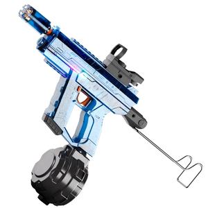 KK <span class=keywords><strong>2025</strong></span> nuovo UZI automatico pistola ad acqua elettrica con luce di museruola, pistola ad acqua elettrica con fiamma di fuoco, a lungo raggio tiro pistola ad acqua - Product Image 2