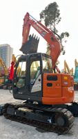Promo Panas Excavator Mini ZX75US 7,5 Ton Bekas, Pasokan Pabrik, Bertenaga, Handal, Kompak, Performa Tinggi, Desain Zero Tail