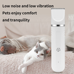 도매 4 IN1 무선 충전식 애완 동물 미용 전기 가위 고양이 개 헤어 클리퍼 네일 그라인더 애완 동물 헤어 트리머 - Product Image 3