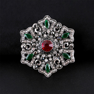 Nouvelle Broche Classique en Alliage Plaqué Or en Forme de Fleur, Épingle Croix Trésor, Designs Personnalisés, Unisexe, Luxe, Tendance, Cadeau de Fête - Product Image 6