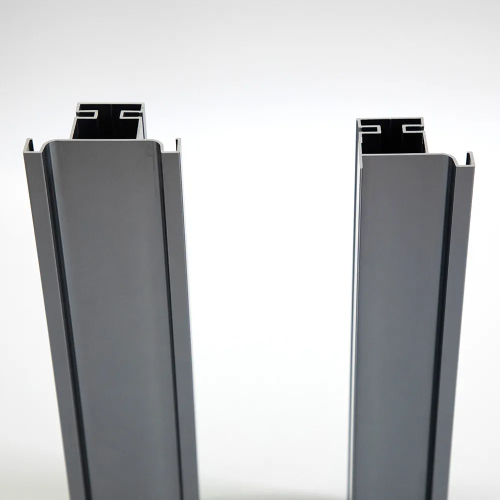 OEM-Marco de perfil de aluminio personalizado para muebles, perfil de extrusión de aluminio para armarios de cocina