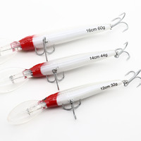Leurre de pêche pour poissons nageurs en eau salée, plongée profonde, en plastique ABS, appât artificiel dur, 120 mm, 140 mm, 160 mm, leurre de pêche pour thon GT