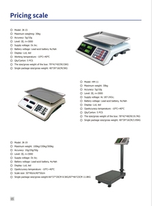 Balance électronique de calcul de prix Veidt 30 kg certifiée OIML, caisse enregistreuse TPV JK-15 pour CAS 30 kg - Product Image 6