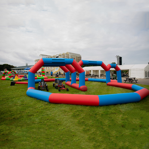 Pista de Autos de Choque Inflable de PVC Grueso para Parque de Atracciones, Pistas de Carreras para Niños, Juego al Aire Libre - Product Image 5