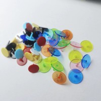 Marqueur de balle de golf coloré en plastique personnalisé, médaillon réfléchissant optique rapide CN