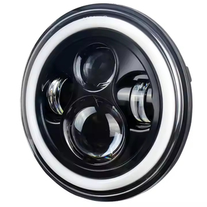 <span class=keywords><strong>Ac</strong></span> 12V 7-inch Led Đèn Pha DRL tín hiệu lần lượt cho Jeep Wrangler tương thích IP67 hổ phách trắng nhựa xe máy Đèn pha - Product Image 3