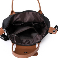 Sac bandoulière vintage en nylon pour femme, design personnalisé, style dumpling, sac à l'épaule, sac de soirée