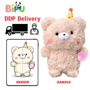 Produsen Mainan Boneka Plush Kustom BIPU OEM ODM Hewan Boneka Isi Dakron MOQ Rendah Boneka Plush Buatan Khusus Sesuai Desain Anda - Product Image 4