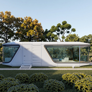 Maison préfabriquée de luxe Petites maisons mobiles Maison modulaire préfabriquée Space Capsule pour site touristique de villégiature panoramique - Product Image 2