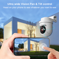 Nueva Cámara WiFi Inteligente Tuya para el Hogar, 4MP, Cámara IP PTZ para Exteriores, Monitoreo Remoto por Aplicación, Control por Voz