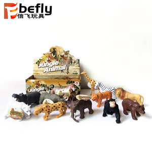 12 Tipos de Animales de la Selva en Miniatura, Modelo de León de Plástico - Product Image 2