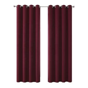 Rideaux occultants modernes en rouge bordeaux fantaisie pour chambre d'hôtel à bas <span class=keywords><strong>prix</strong></span> - Product Image 1