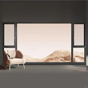 Охранное большое закаленное защитное стекло, алюминиевая рама, оконные створки - Product Image 3