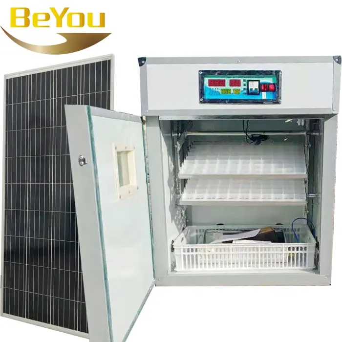 Incubadora de Ovos de Galinha com Energia Solar Completa, Máquina para Incubação de Ovos na África
