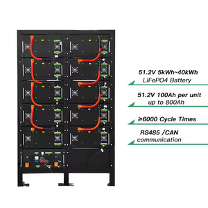 Batterie solaire Alicosolar 51.2V 100ah 200ah à prix avantageux, montée sur rack, 10kwh 20kwh 30kwh, batterie lithium murale 48V 48V 200AH - Product Image 4