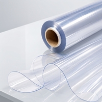 Film PVC souple transparent anti-poussière en rouleau, pour emballage de film PVC transparent, fourni par l'usine