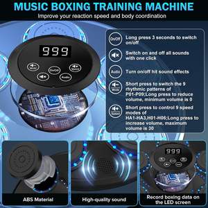 Jeu de boxe intelligent électronique mural de RS Punching Machines Training Machines Multifunctional <span class=keywords><strong>Punch</strong></span> Music Boxing Machine - Product Image 2