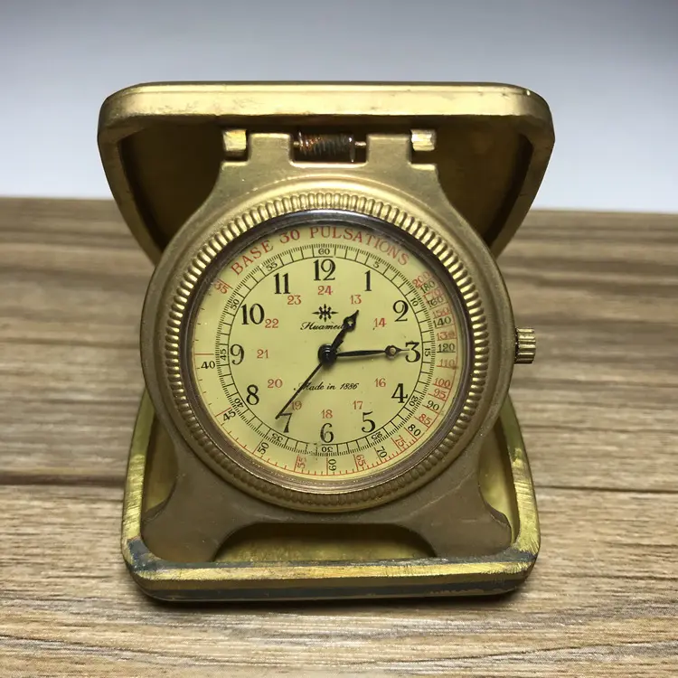 Антикварные простые и элегантные счастливые брови маленькая квадратная коробка раскладушка карманные часы механические часы с ручкой