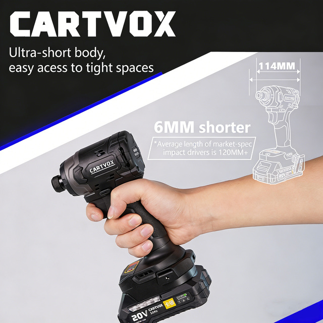 3 Speed Adjustable High Torque Electric Screwdriver Pure Copper Motor Impact Power Tool
