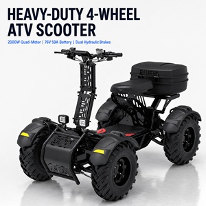Scooter Todoterreno de 4 Ruedas, 80 km/h de Velocidad, Batería de 76V59Ah, Motor de 2000W*4, Frenos Hidráulicos Dobles, Sistema de Luces Completo - Product Image 6