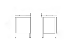Closed Top Odor Isolation Waste Bin, Stainless Steel Restaurant Trash Can for Commercial <b>Kitchen</b> Fast Food Shop - Product Image 5