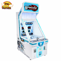 Machine d'arcade à boîte mystère Sports Star pour un joueur avec défi de score et armoire LED pour centres de divertissement familial