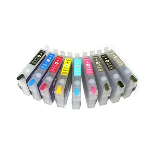 <span class=keywords><strong>Cartouche</strong></span> d'encre <span class=keywords><strong>rechargeable</strong></span> T0961- T0969 avec puce de réinitialisation automatique pour imprimante <span class=keywords><strong>Epson</strong></span> Stylus Photo R2880 - Product Image 5