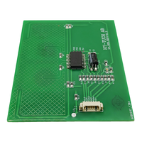 Placa de Control LED con Espejo Multibotón y 2 Teclas Táctiles, con Teclado AB y Diseño Compacto para Baño, ODM