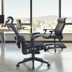 Konfot lưới hiện đại Ergonomic Ghế văn phòng 4D có thể điều chỉnh tựa đầu 5D có thể điều chỉnh tay vịn thoáng khí thiết kế có thể điều chỉnh chiều cao - Product Image 5