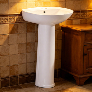 <span class=keywords><strong>Lavabo</strong></span> <span class=keywords><strong>con</strong></span> <span class=keywords><strong>Pedestal</strong></span> al por Mayor, <span class=keywords><strong>Lavabo</strong></span> Moderno, Artículos Sanitarios, <span class=keywords><strong>Lavabo</strong></span> de Cerámica <span class=keywords><strong>con</strong></span> <span class=keywords><strong>Pedestal</strong></span> para Baño - Product Image 1
