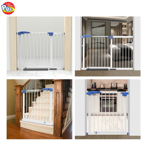 Barrière de sécurité pour enfants et animaux de compagnie Prodigy SG005, réglable, fermeture à bouton, glissière pour escalier/porte, montage par pression, barrière pour petits animaux - Product Image 4