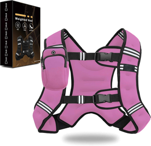 <span class=keywords><strong>Chaleco</strong></span> ponderado con rayas reflectantes para entrenamiento, entrenamiento de fuerza, correr, Fitness, construcción muscular, pérdida de <span class=keywords><strong>peso</strong></span>, levantamiento de pesas - Product Image 2