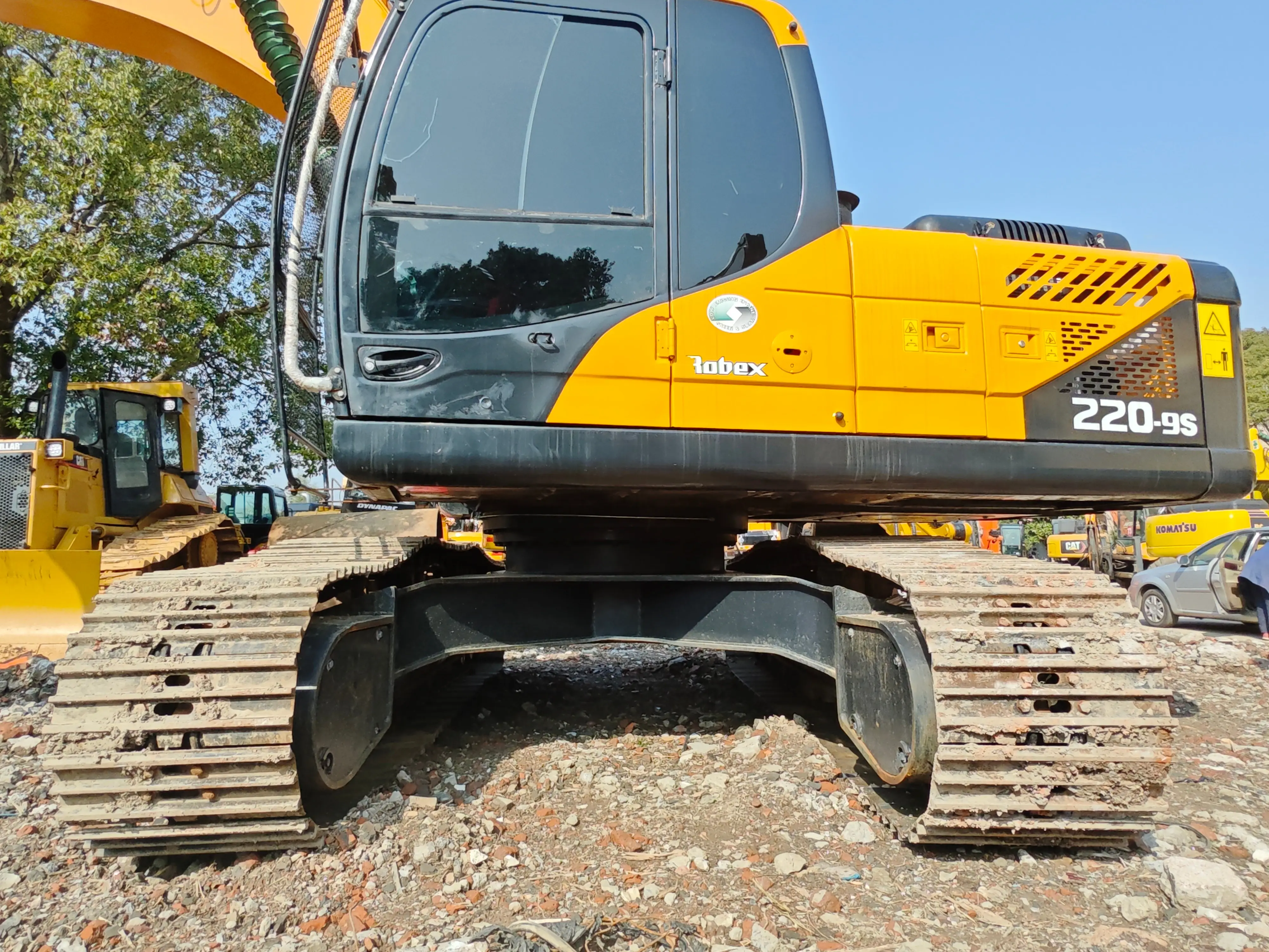 22 Tonnen HYUNDAI 220LC-9S gebrauchter HYUNDAI Bagger gute Manövrierfähigkeit gebrauchter Bagger FÜR VERKAUF