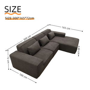 Sofá Seccional Modular Moderno de Alta Calidad con Tres Asientos, Compresión al Vacío y Recuperación en un Segundo, para Uso en Apartamentos - Product Image 4