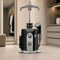 Défroisseur Vapeur Numérique Domestique 850W, Séchoir à Vêtements Multifonction avec Vapeur, Air Chaud et Support de Suspension