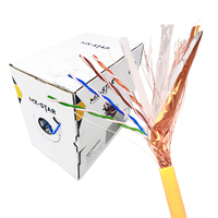 Kabel LAN MX-STAR Network baru 2026, 300m/305m, terproteksi, SFTP Cat 6, kabel ethernet komunikasi indoor Cat6, 4pr 24awg, 1000ft (1 kotak)