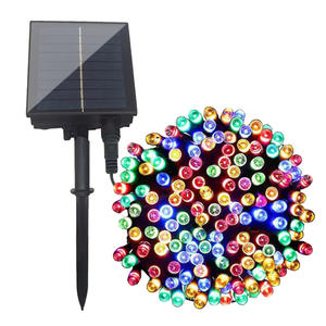 Guirlande lumineuse solaire, jardin féerique, lampe LED imperméable pour l'extérieur, pour Noël, les fêtes, la décoration de la maison - Product Image 1