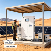 Batterie LiFePO4 51,2 V 280 Ah à écran tactile, empilable, 14,336 kWh, avec BMS intégré, pour stockage d'énergie solaire et sauvegarde domestique