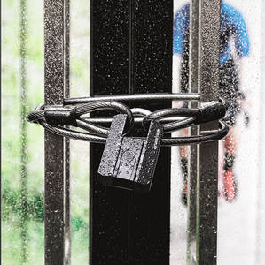 Candado de alta resistencia personalizado al por mayor, candado cuadrado Rectangular de hierro, candado con llave de 94mm - Product Image 5